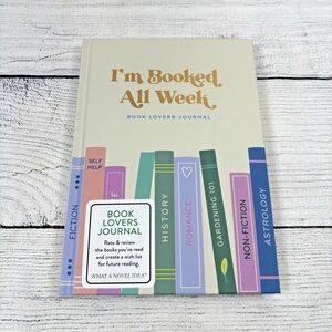 Book Lovers Journal I'm Booked All Week Hard Cover Book By Designworks Ink Gift